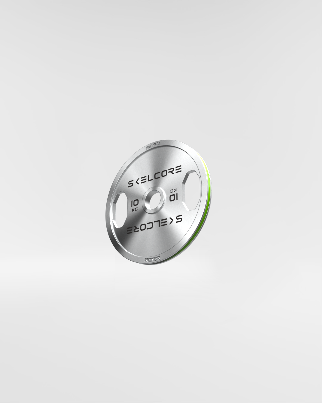 Chromed Steel Weight Plate With Handle