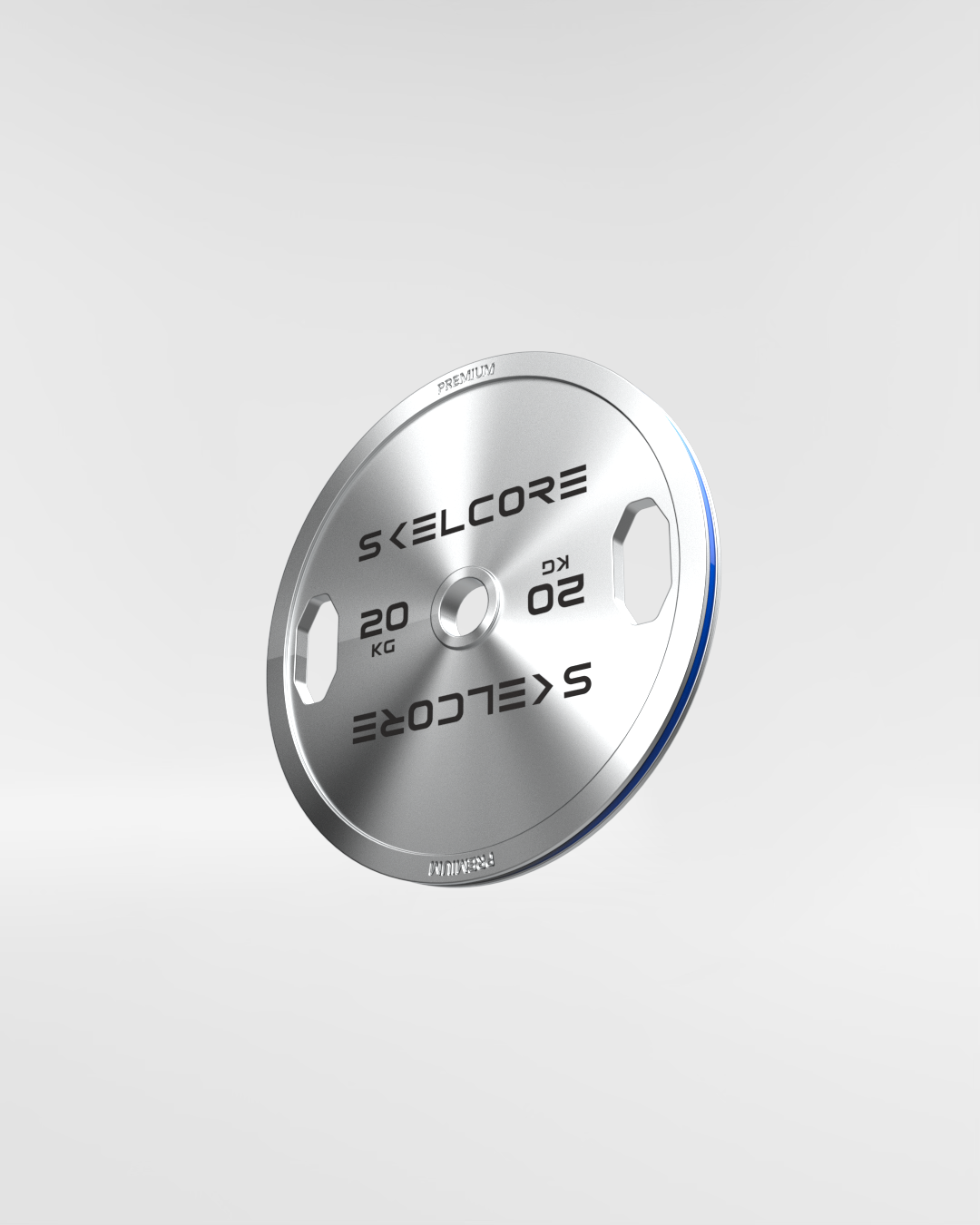 Chromed Steel Weight Plate With Handle