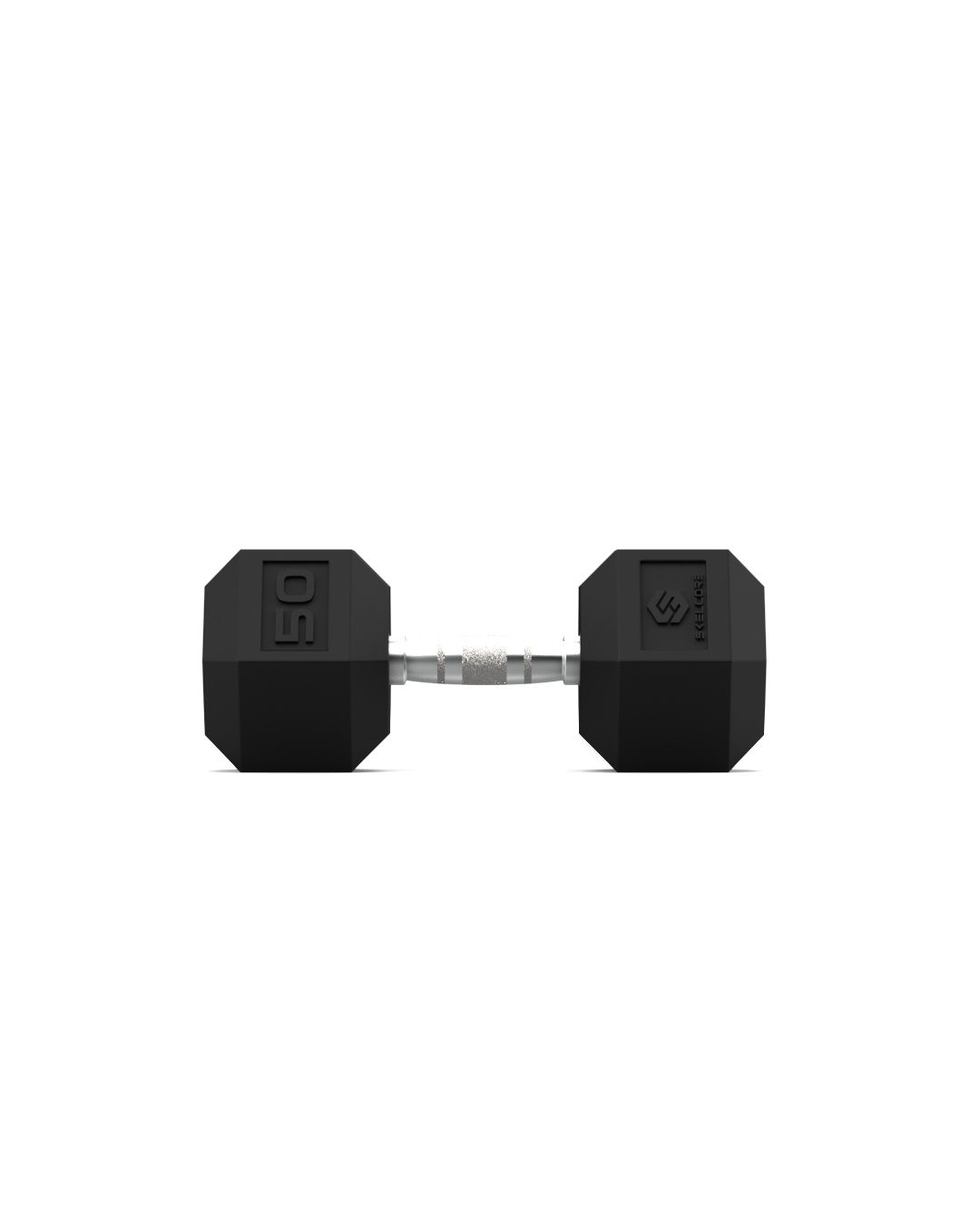 Hex Rubber Dumbbell