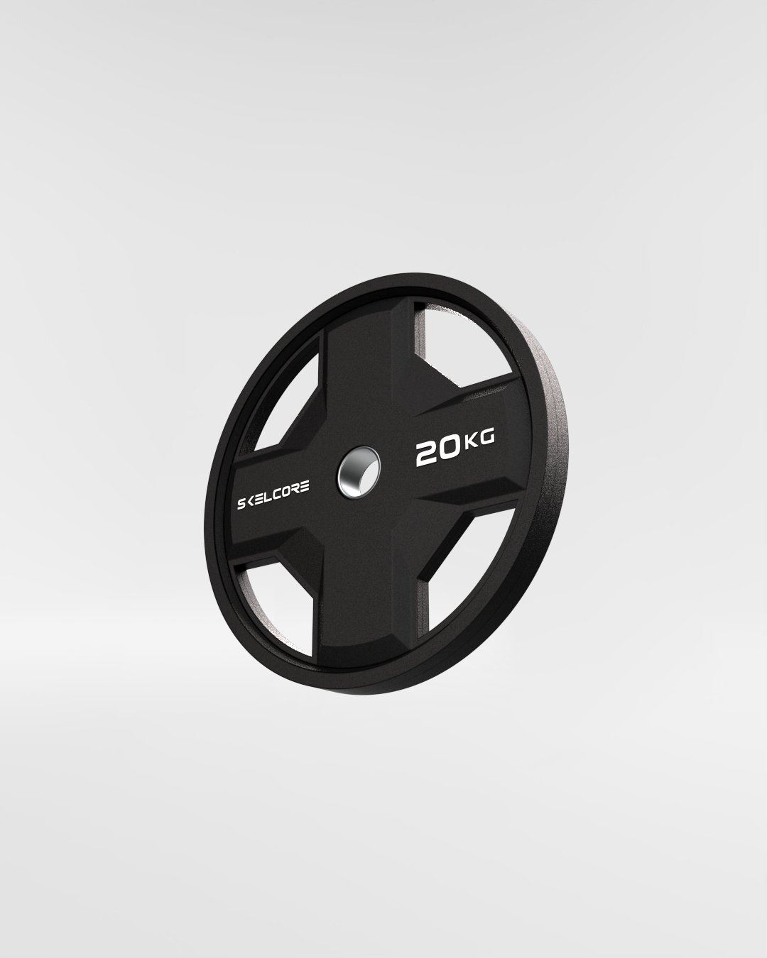 Olympic Quad Grip Urethane Weight Plate