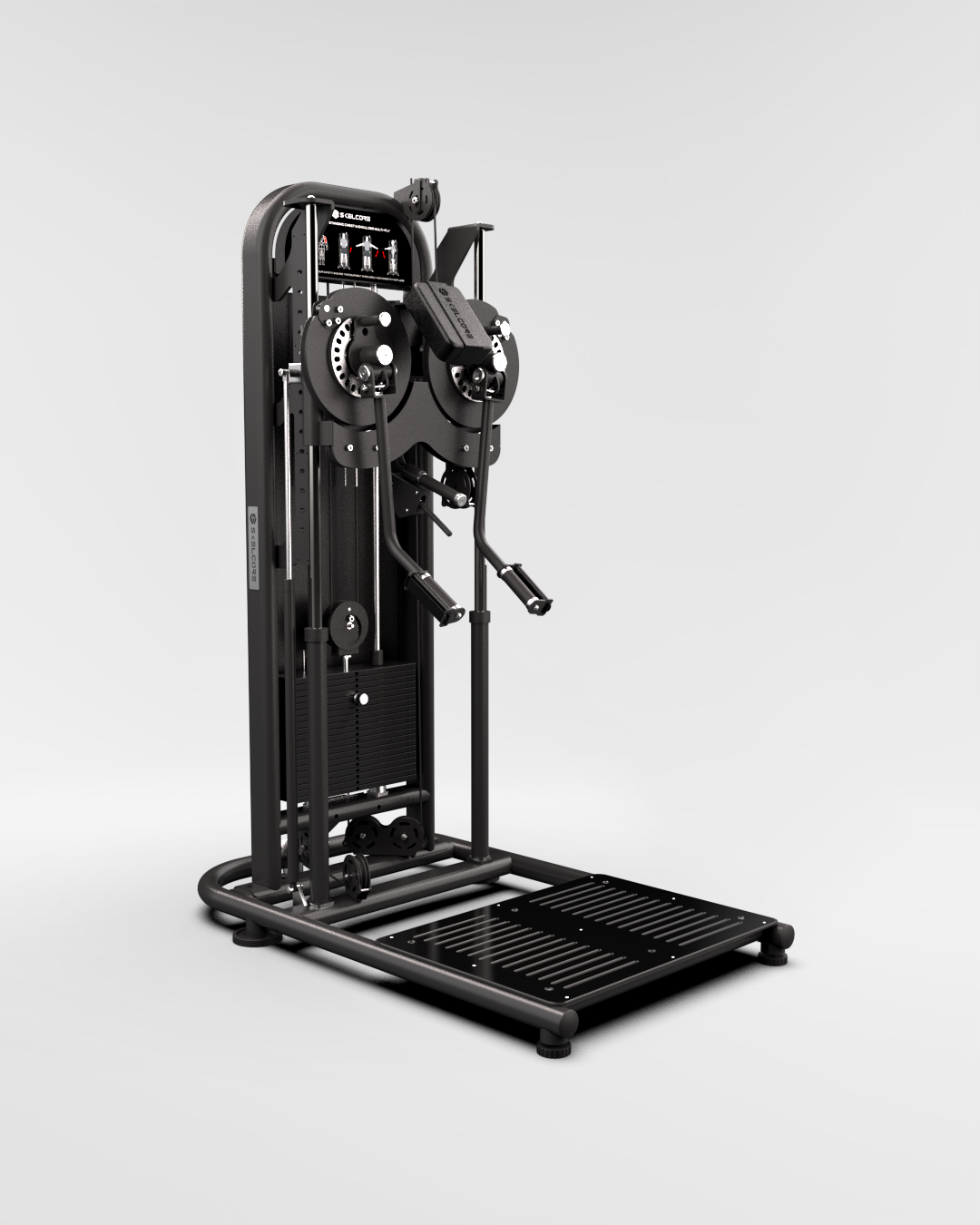 Pro Standing Lateral Raise Pin Load Machine