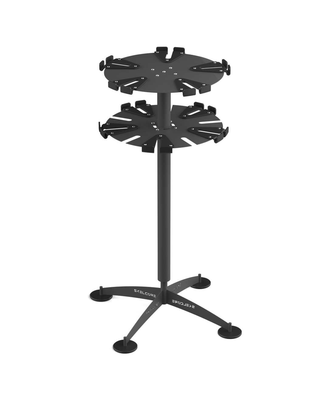 Rotating Vertical Barbell Storage Rack